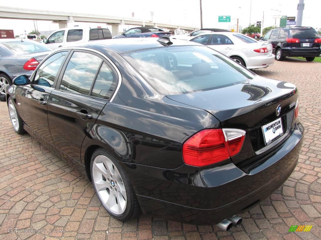 2006 3 Series 330i Sedan - Black Sapphire Metallic / Terra/Black Dakota Leather photo #11