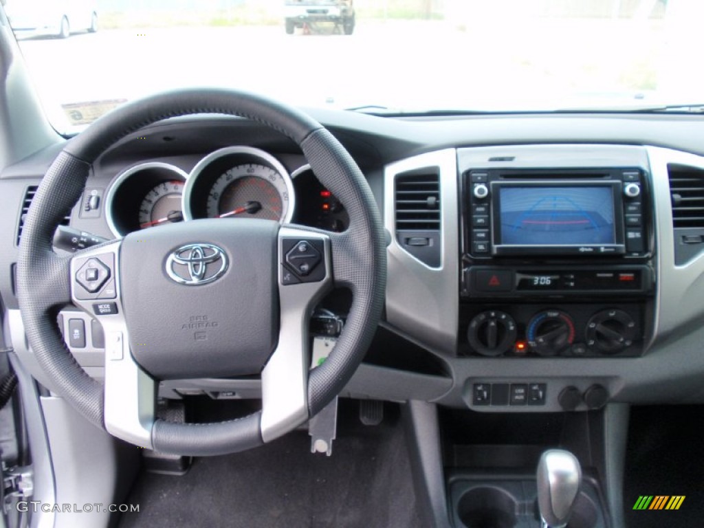 2014 Toyota Tacoma V6 Limited Prerunner Double Cab Graphite Dashboard Photo #90372226