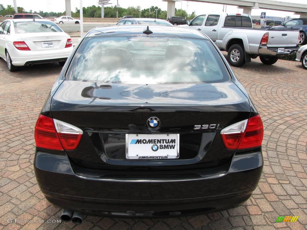 2006 3 Series 330i Sedan - Black Sapphire Metallic / Terra/Black Dakota Leather photo #12