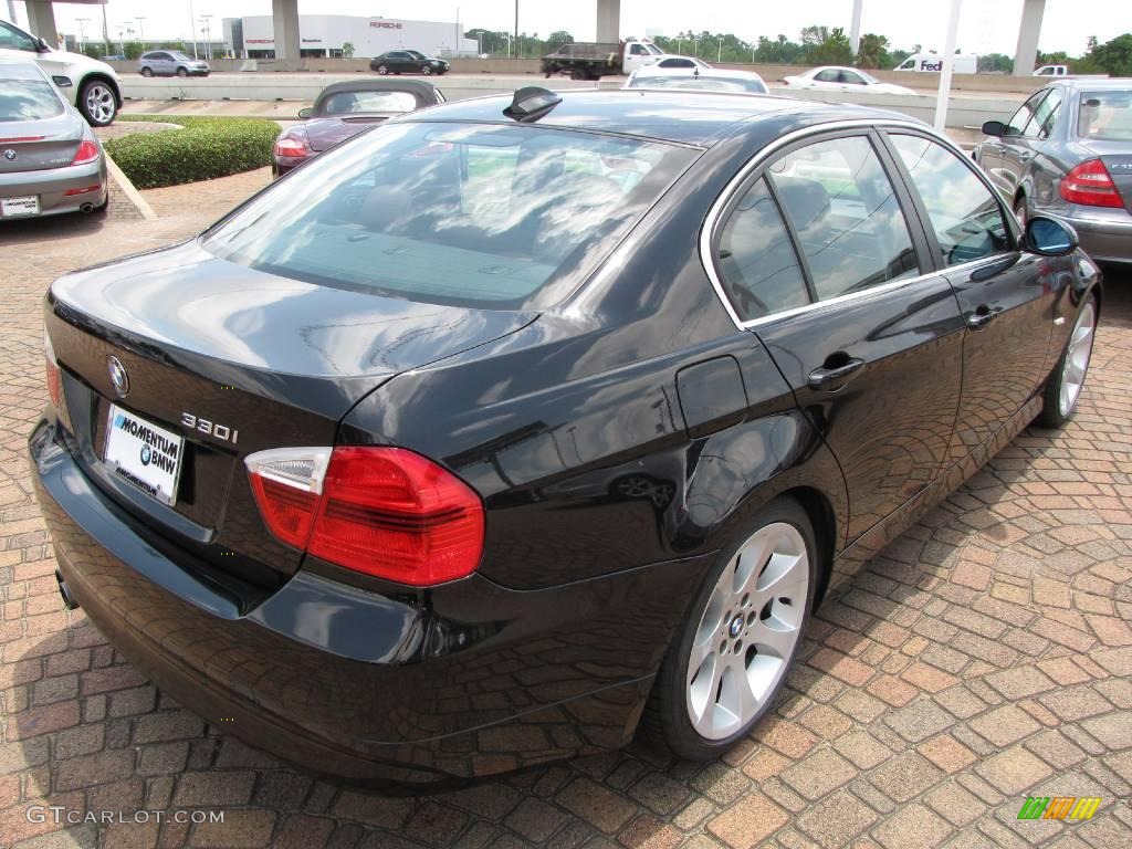 2006 3 Series 330i Sedan - Black Sapphire Metallic / Terra/Black Dakota Leather photo #13