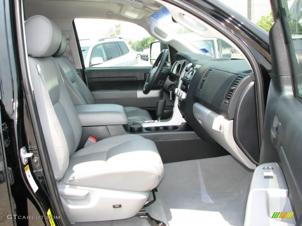 2007 Tundra SR5 Double Cab - Black / Beige photo #10