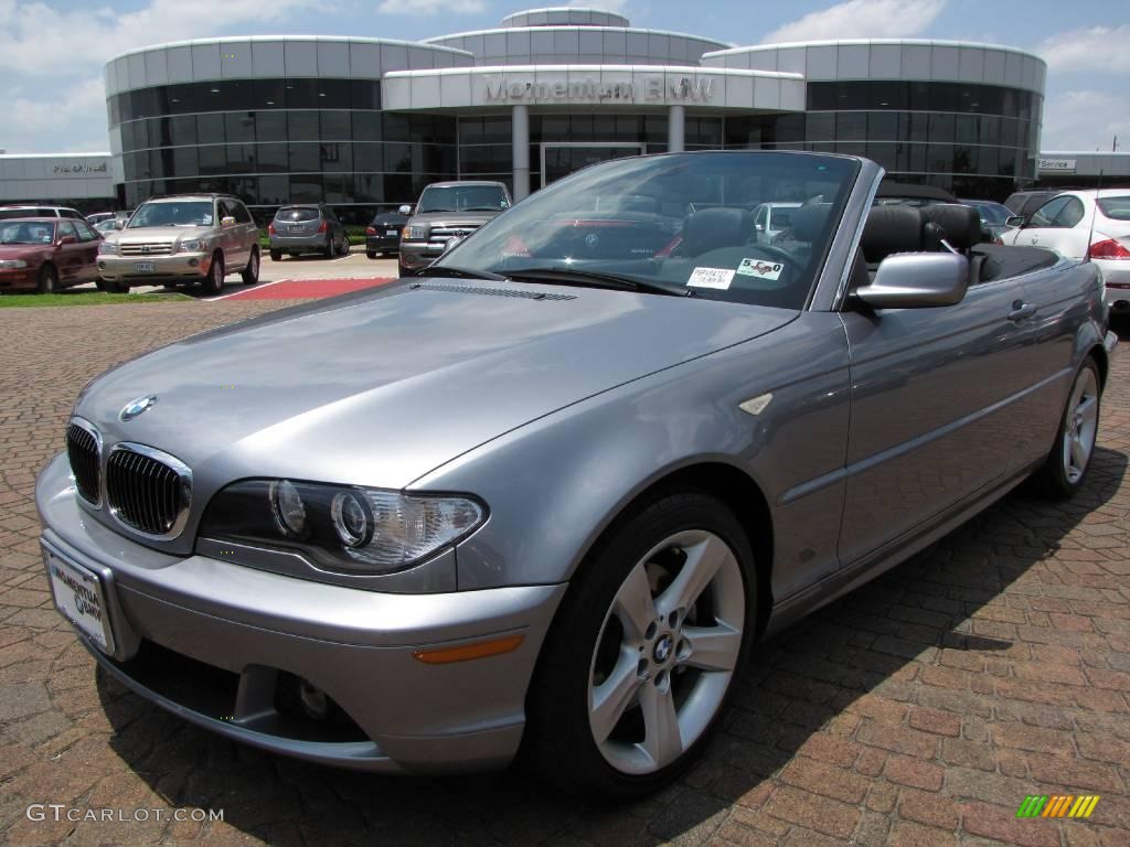 2006 3 Series 325i Convertible - Silver Grey Metallic / Black photo #1