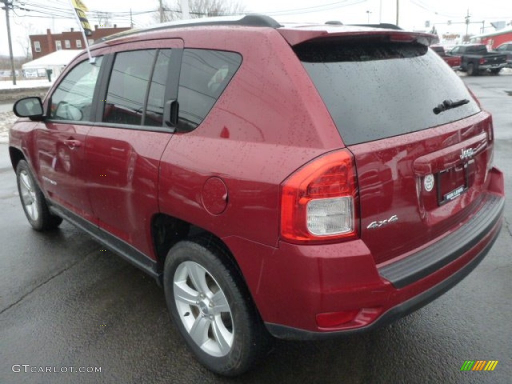 2013 Compass Latitude 4x4 - Deep Cherry Red Crystal Pearl / Dark Slate Gray/Light Pebble photo #3