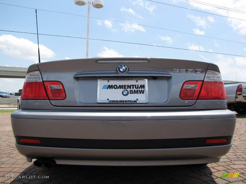 2006 3 Series 325i Convertible - Silver Grey Metallic / Black photo #4