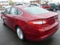 2013 Ruby Red Metallic Ford Fusion Hybrid SE  photo #3