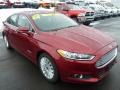 2013 Ruby Red Metallic Ford Fusion Hybrid SE  photo #7