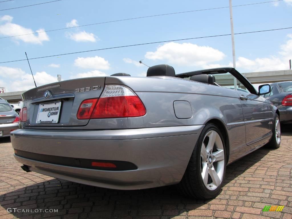 2006 3 Series 325i Convertible - Silver Grey Metallic / Black photo #5
