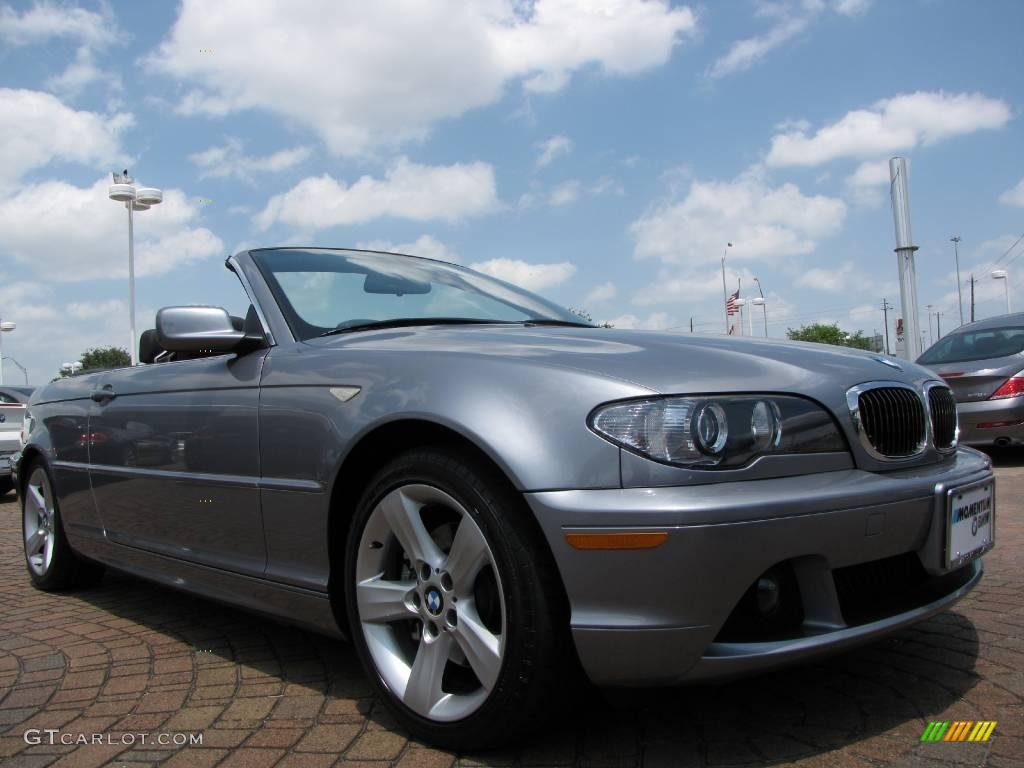 2006 3 Series 325i Convertible - Silver Grey Metallic / Black photo #7
