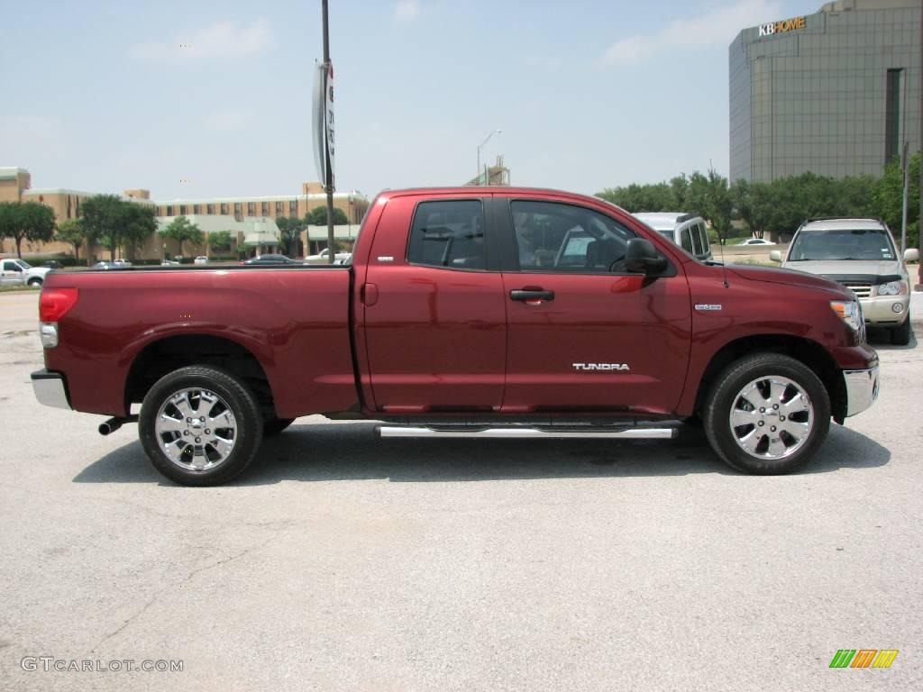 2007 Tundra SR5 Double Cab - Salsa Red Pearl / Graphite Gray photo #5