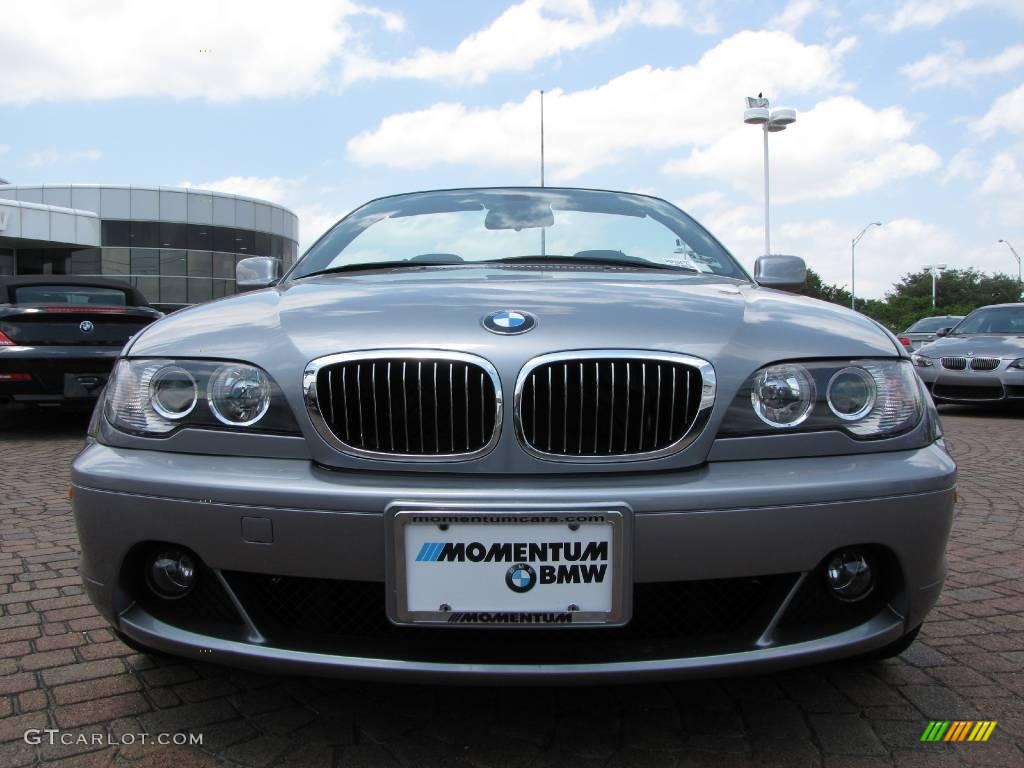 2006 3 Series 325i Convertible - Silver Grey Metallic / Black photo #8
