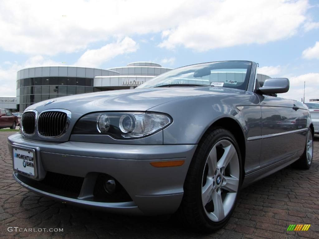 2006 3 Series 325i Convertible - Silver Grey Metallic / Black photo #9