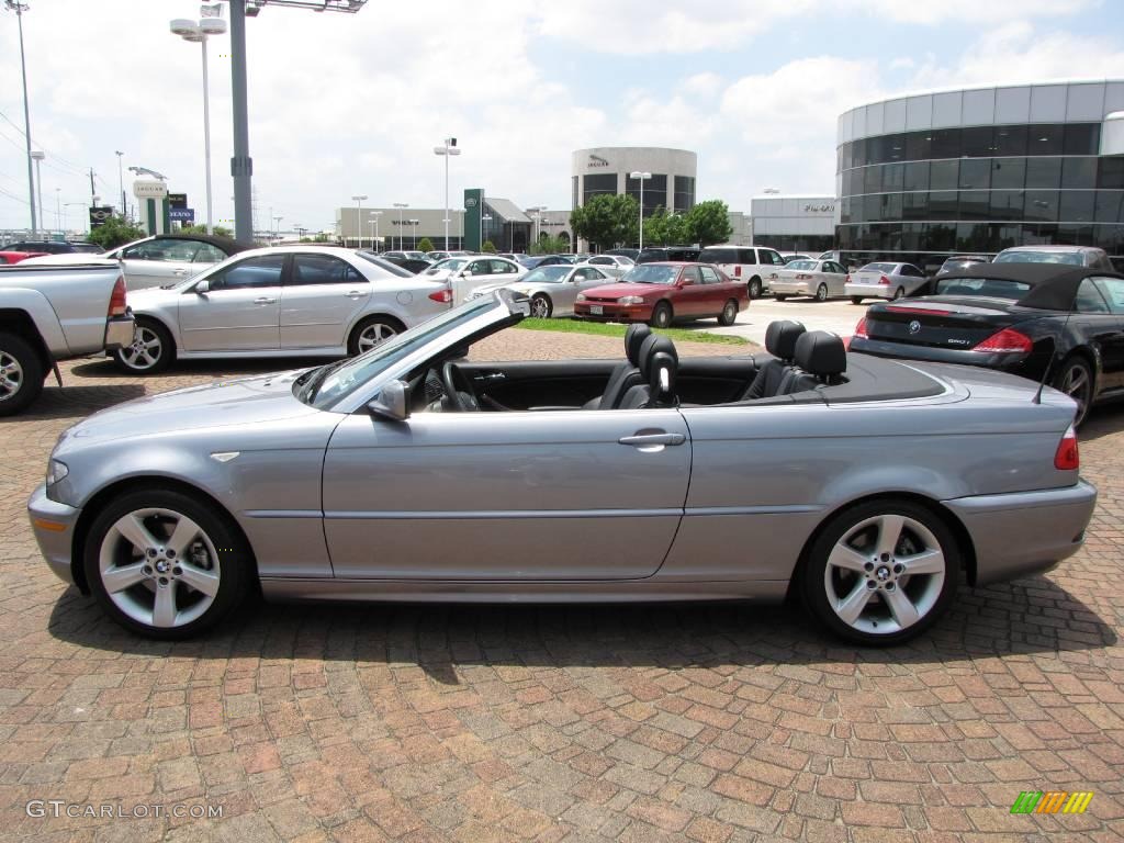 2006 3 Series 325i Convertible - Silver Grey Metallic / Black photo #10
