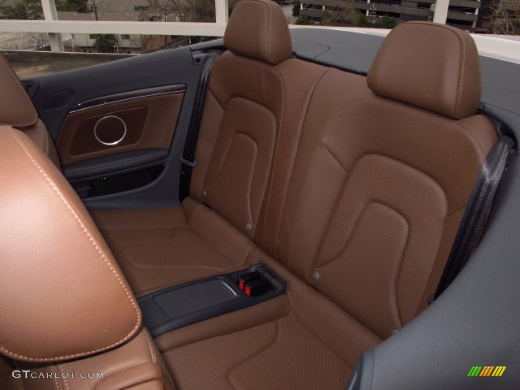 2014 Audi S5 3.0T Prestige quattro Cabriolet Rear Seat Photo #90374336