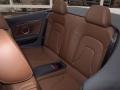2014 Audi S5 Black/Chestnut Brown Interior Rear Seat Photo