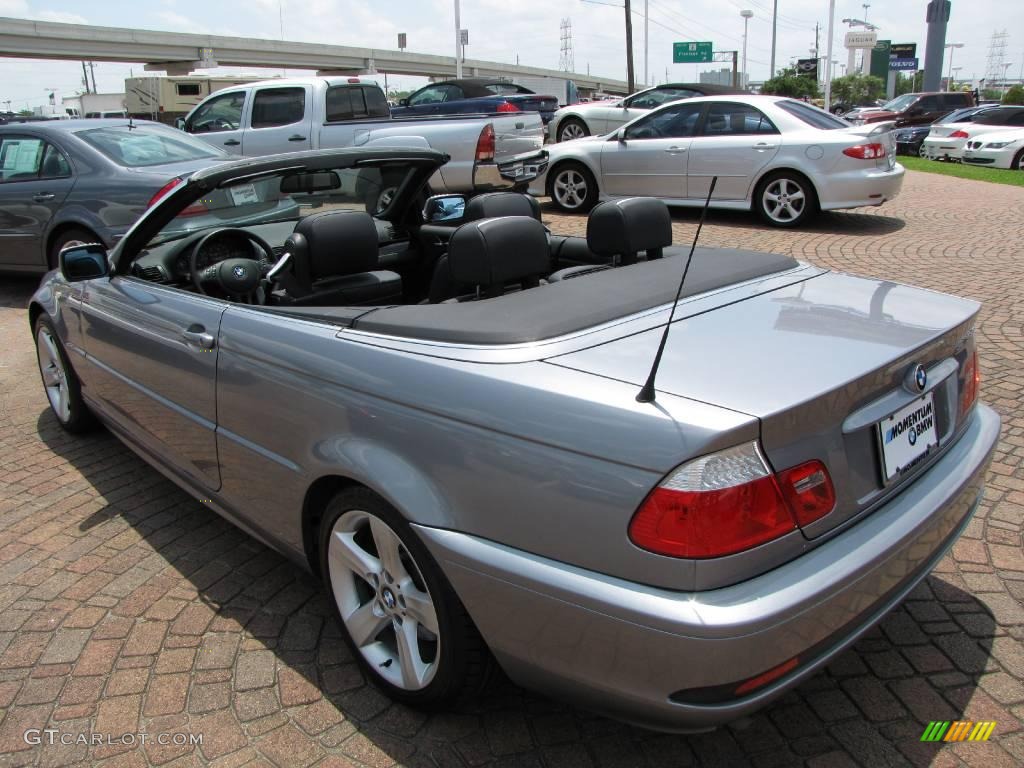 2006 3 Series 325i Convertible - Silver Grey Metallic / Black photo #11