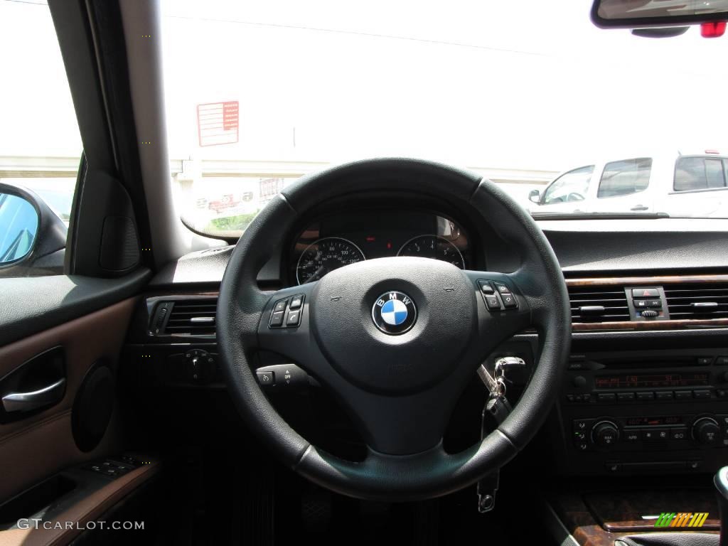 2006 3 Series 330i Sedan - Black Sapphire Metallic / Terra/Black Dakota Leather photo #27