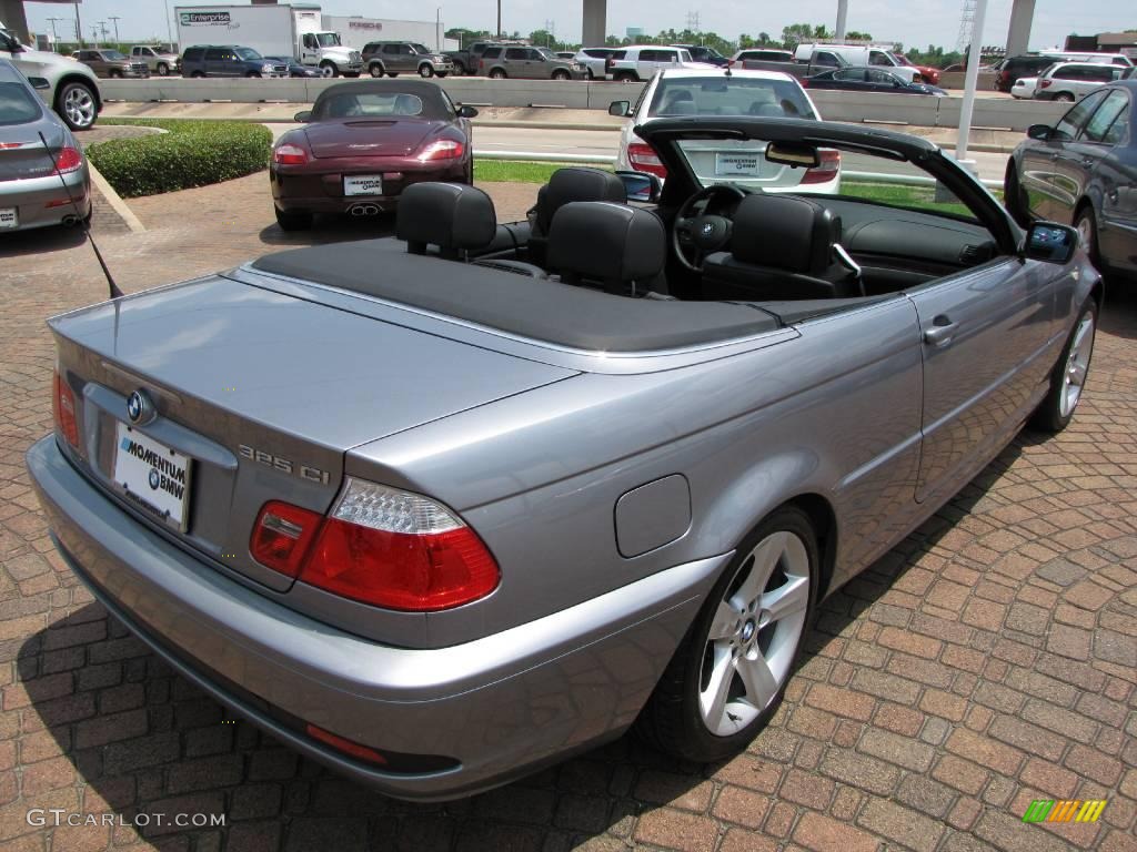 2006 3 Series 325i Convertible - Silver Grey Metallic / Black photo #13
