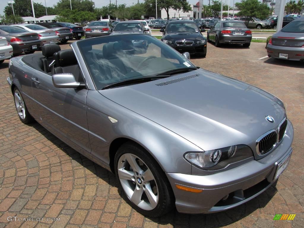 2006 3 Series 325i Convertible - Silver Grey Metallic / Black photo #15