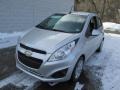 2014 Silver Ice Chevrolet Spark LS  photo #9