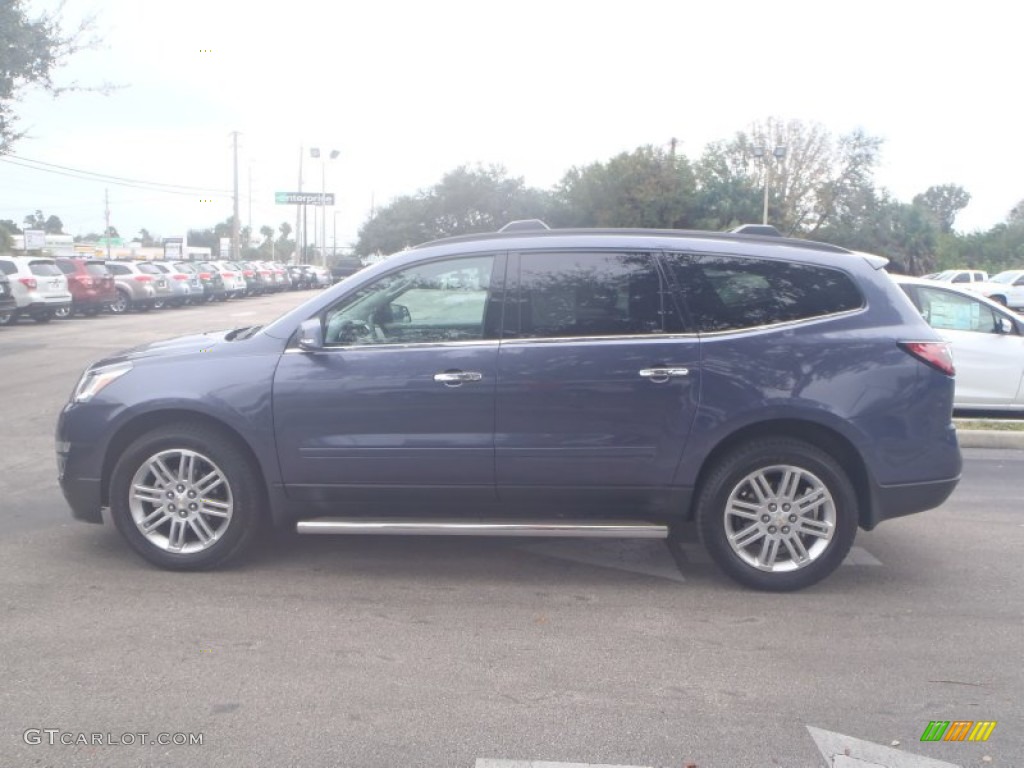 2014 Traverse LT - Atlantis Blue Metallic / Dark Titanium/Light Titanium photo #3