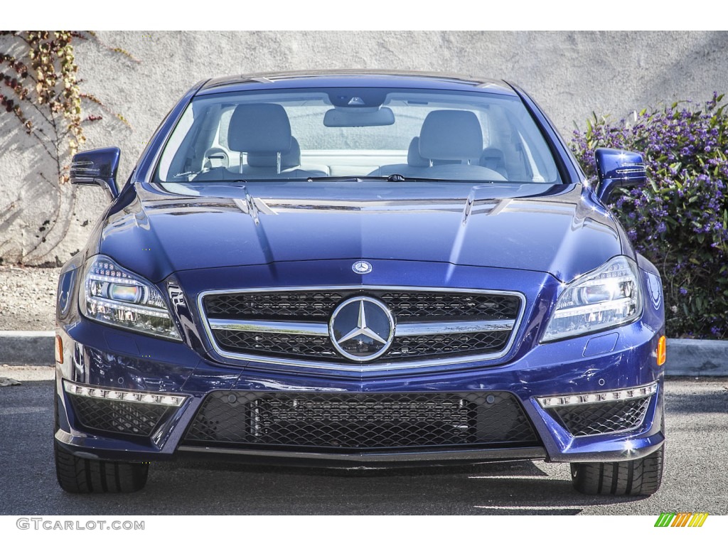 designo Mystic Blue 2012 Mercedes-Benz CLS 63 AMG Exterior Photo #90375713
