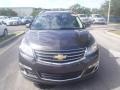 2014 Tungsten Metallic Chevrolet Traverse LT  photo #2