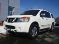 Blizzard White - Armada Platinum 4WD Photo No. 1