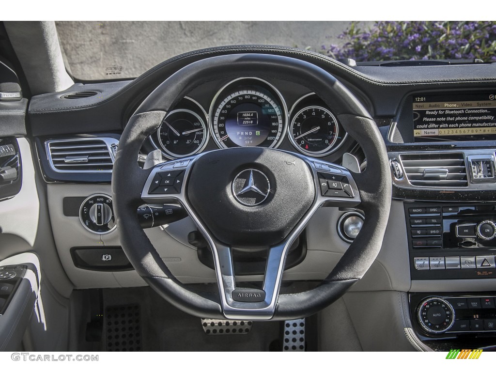 2012 CLS 63 AMG - designo Mystic Blue / Ash/Black photo #14