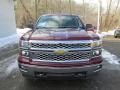 2014 Deep Ruby Metallic Chevrolet Silverado 1500 LT Crew Cab 4x4  photo #9