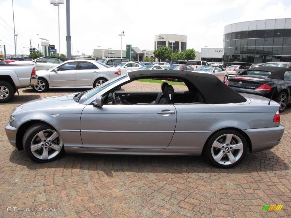 2006 3 Series 325i Convertible - Silver Grey Metallic / Black photo #32