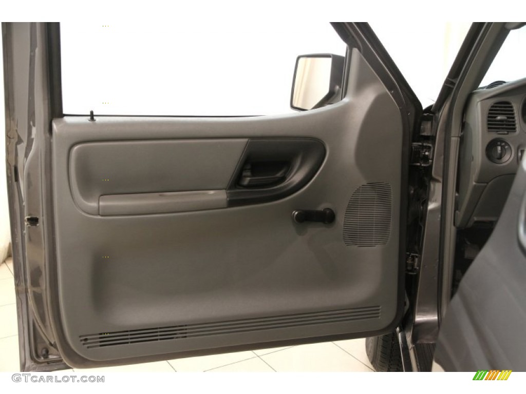2011 Ford Ranger XL SuperCab Medium Dark Flint Door Panel Photo #90376968