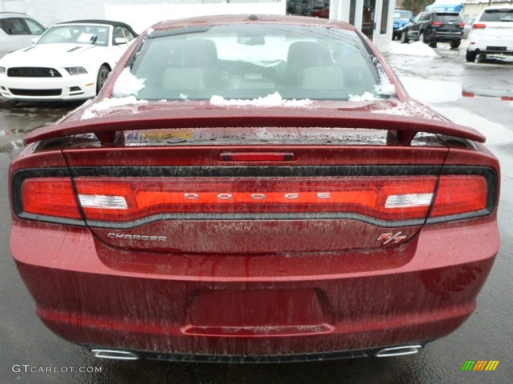 2014 Charger R/T Plus 100th Anniversary Edition - High Octane Red Pearl / Anniversary Black/Foundry Black with Cloud Overprint photo #4