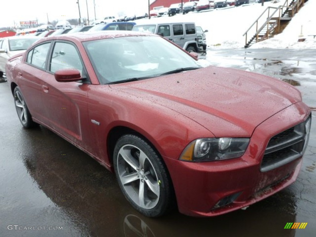 High Octane Red Pearl 2014 Dodge Charger R/T Plus 100th Anniversary Edition Exterior Photo #90377234