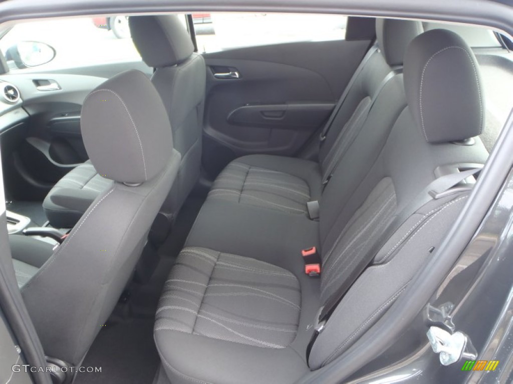 Jet Black/Dark Titanium Interior 2014 Chevrolet Sonic LT Hatchback Photo #90377261