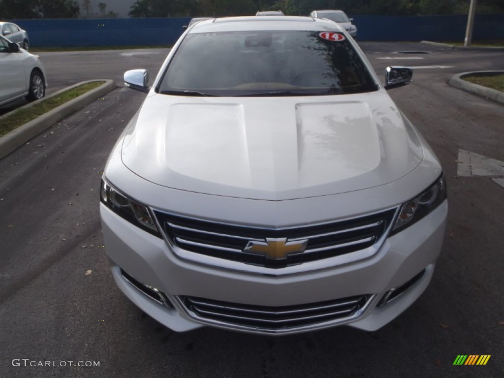 2014 Impala LTZ - White Diamond Tricoat / Jet Black/Mojave photo #2