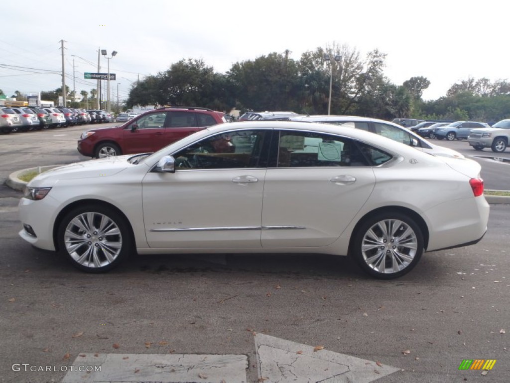 2014 Impala LTZ - White Diamond Tricoat / Jet Black/Mojave photo #3