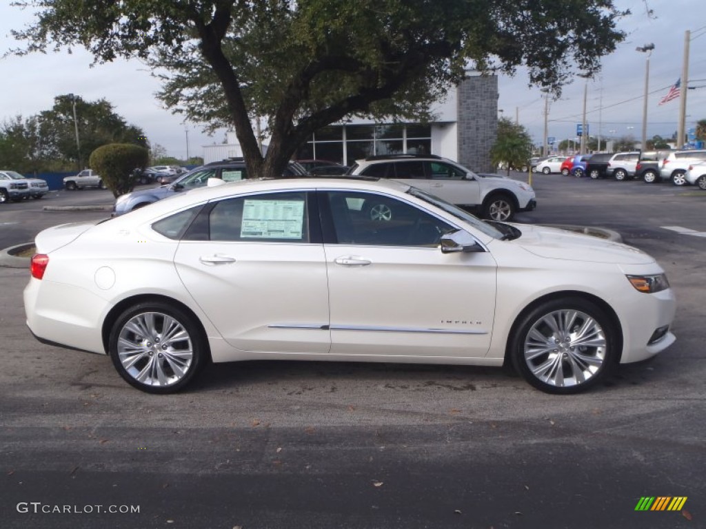 2014 Impala LTZ - White Diamond Tricoat / Jet Black/Mojave photo #8