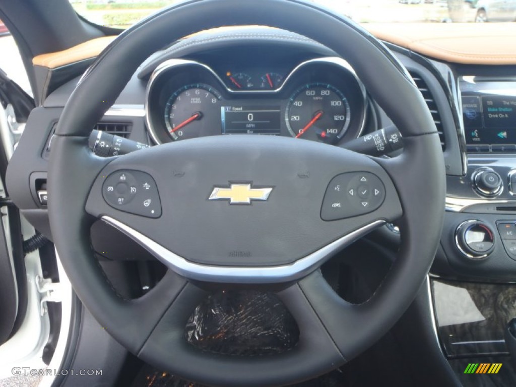 2014 Impala LTZ - White Diamond Tricoat / Jet Black/Mojave photo #15