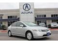 2007 Alabaster Silver Metallic Honda Civic Hybrid Sedan  photo #1