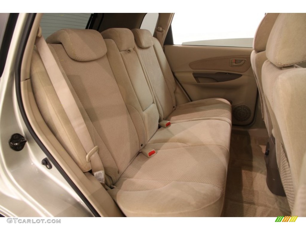 Beige Interior 2007 Hyundai Tucson SE 4WD Photo #90378704