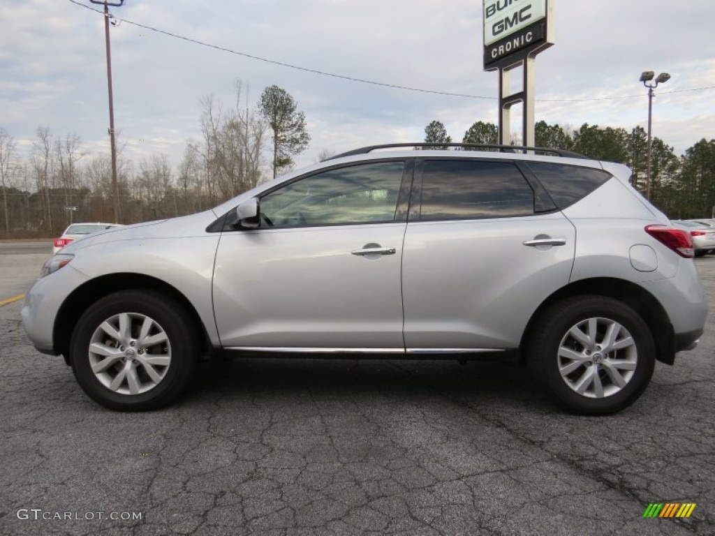 2012 Murano SV AWD - Brilliant Silver / Black photo #4