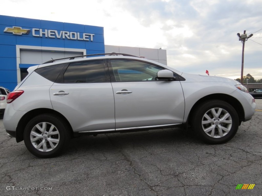 2012 Murano SV AWD - Brilliant Silver / Black photo #8