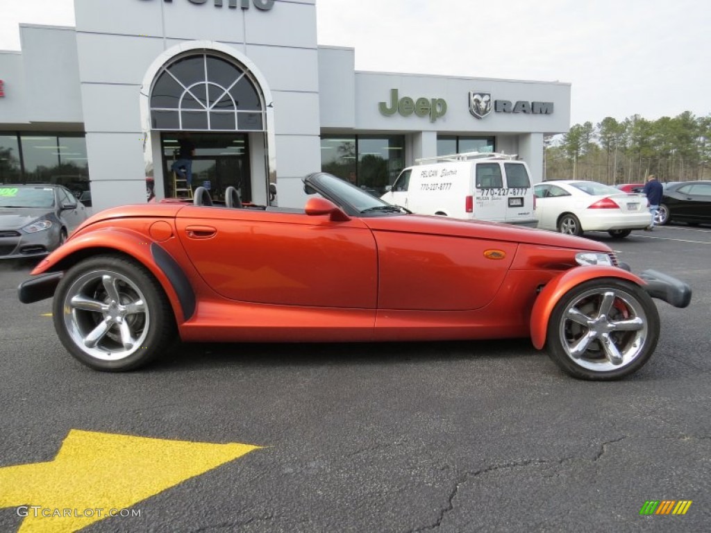 2001 Prowler Roadster - Prowler Orange / Agate photo #8