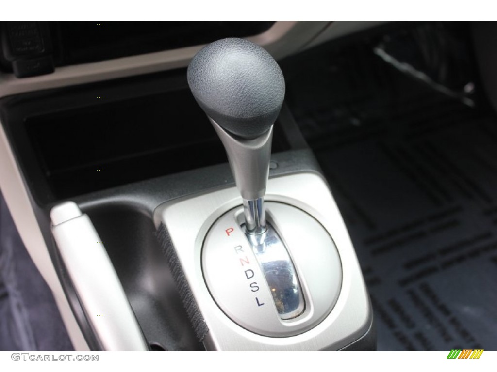 2007 Civic Hybrid Sedan - Alabaster Silver Metallic / Blue photo #25