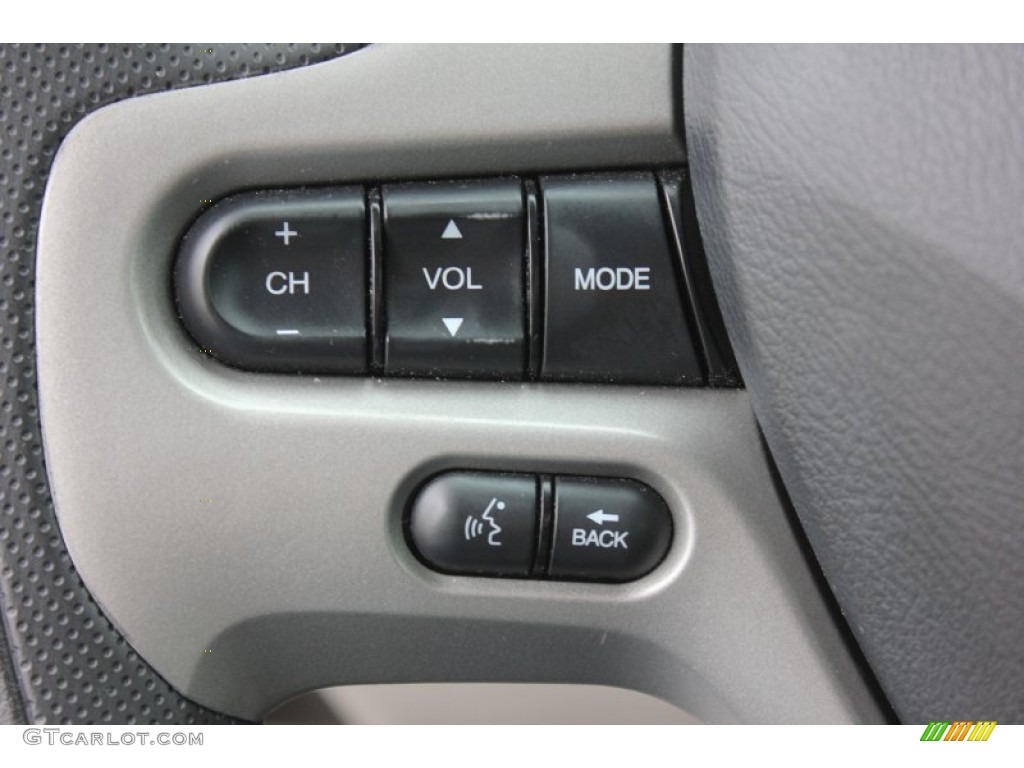 2007 Civic Hybrid Sedan - Alabaster Silver Metallic / Blue photo #28