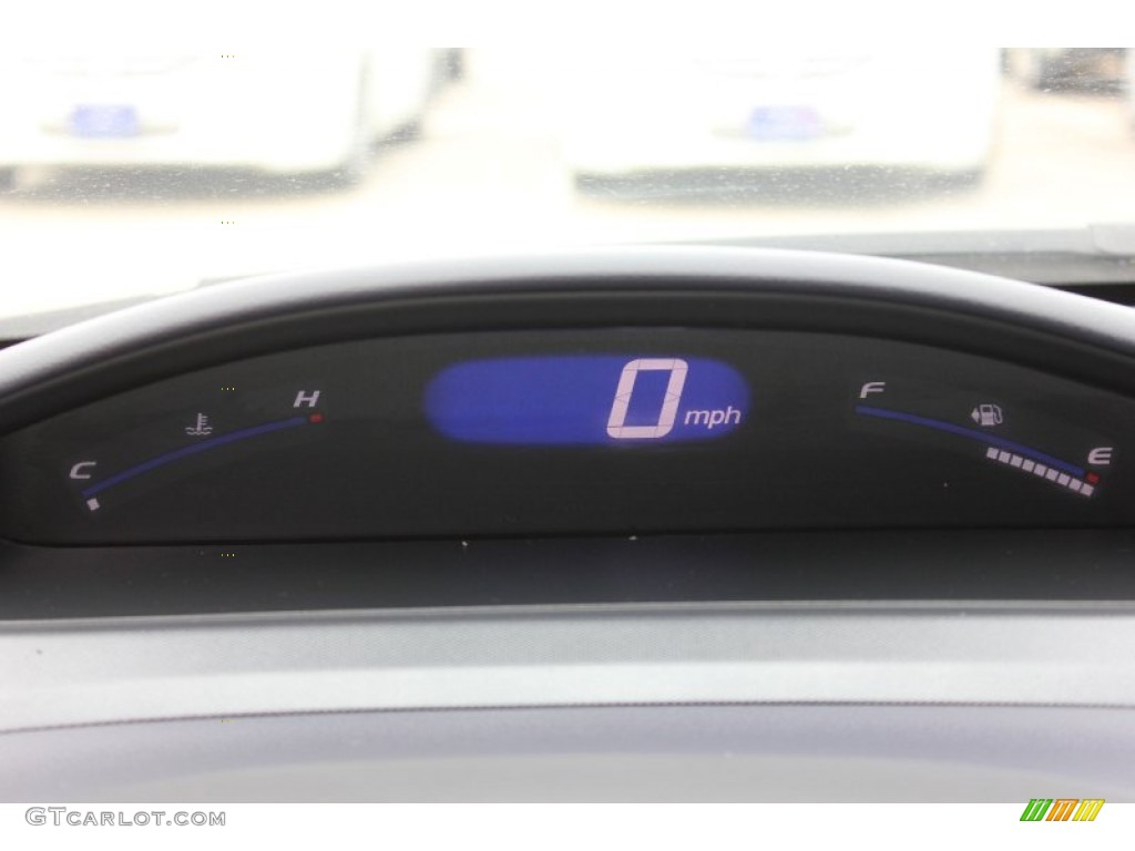 2007 Civic Hybrid Sedan - Alabaster Silver Metallic / Blue photo #30