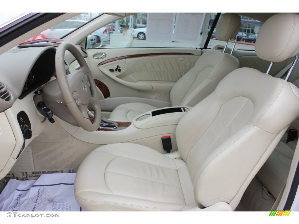 2008 CLK 350 Coupe - Arctic White / Stone photo #10