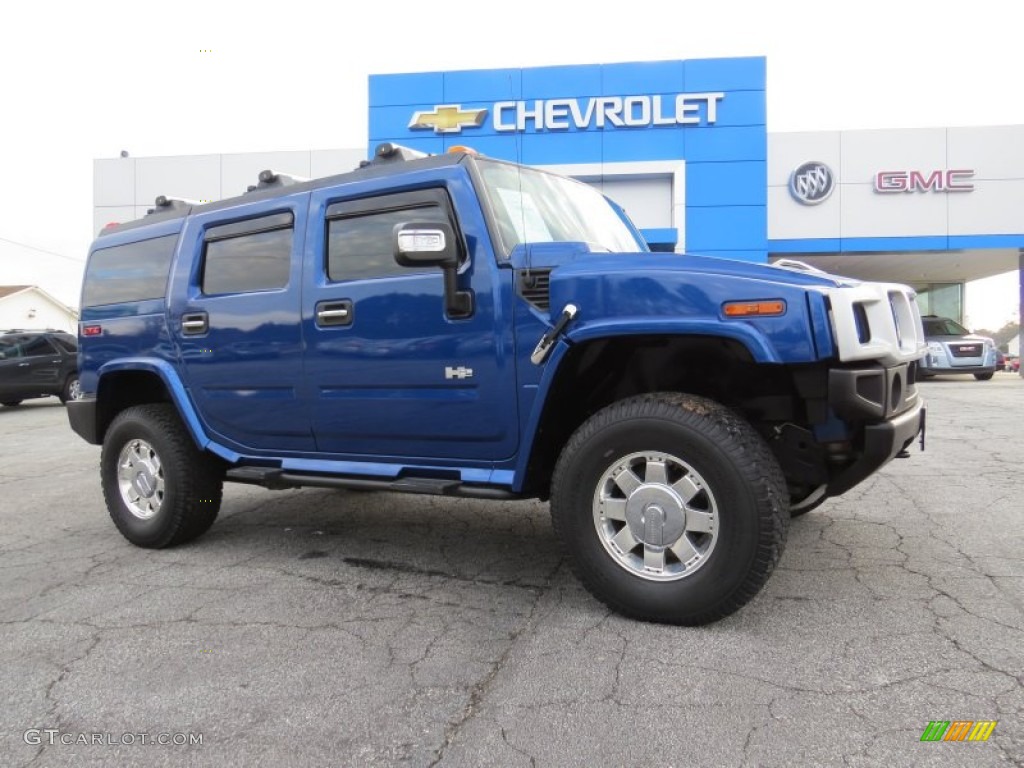 Pacific Blue Hummer H2