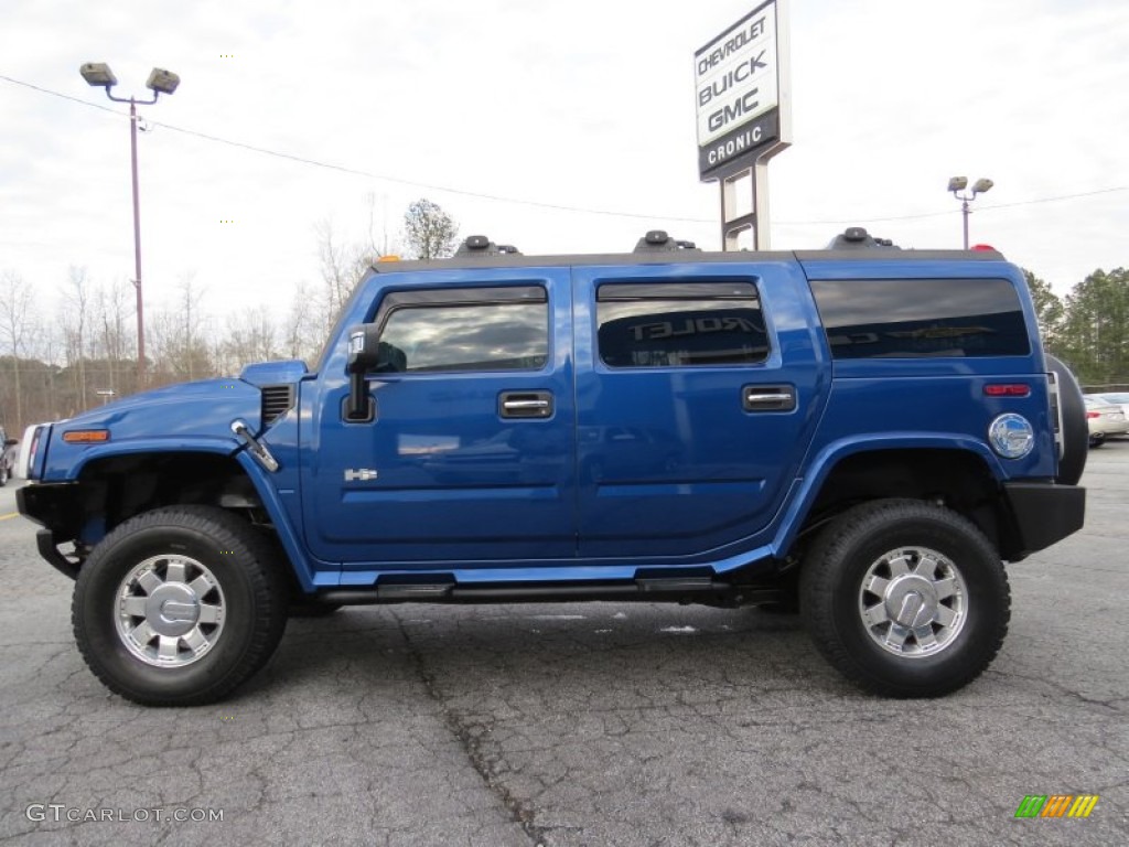 2006 H2 SUV - Pacific Blue / Ebony photo #4