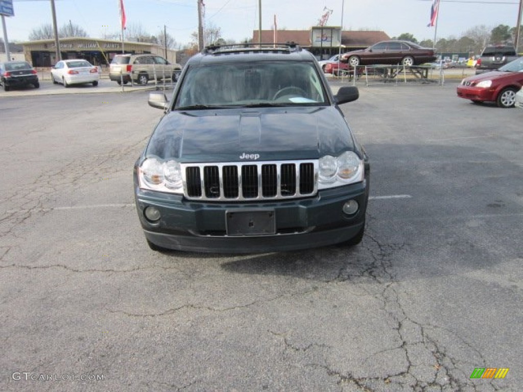 2005 Grand Cherokee Limited - Deep Beryl Green Pearl / Medium Slate Gray photo #1